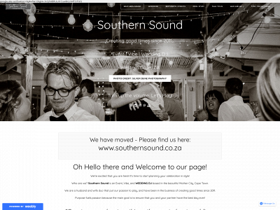 www.southernsoundweddings.com snapshot