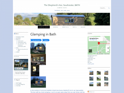 glampinginbath.co.uk snapshot
