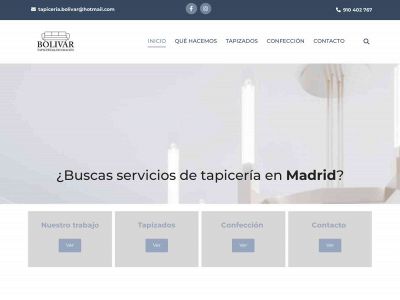 www.tapiceriabolivar.es snapshot