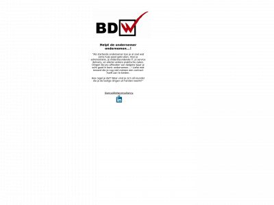 bdwconsultancy.nl snapshot