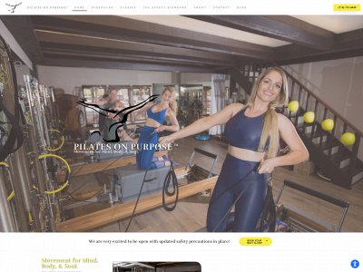 www.pilatesonpurpose.com snapshot