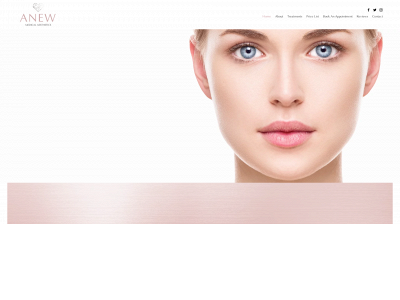 anewmedicalaesthetics.com snapshot