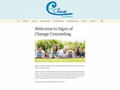 signsofchangecounseling.com snapshot