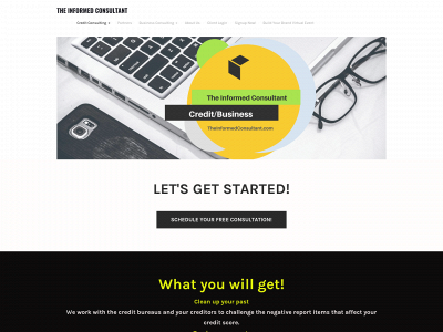 theinformedconsultant.com snapshot