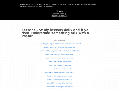thetruebodyofchristrestored.com snapshot