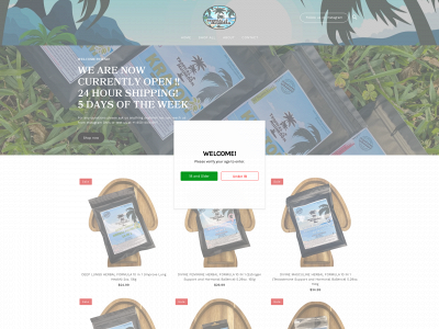 tropicalmushroom.com snapshot