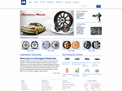 shanghai-materials.com snapshot
