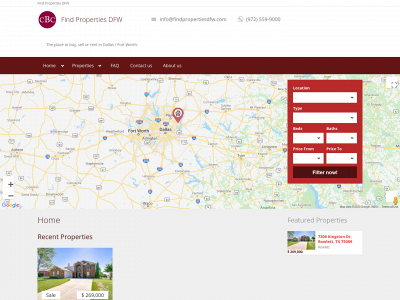 findpropertiesdfw.com snapshot