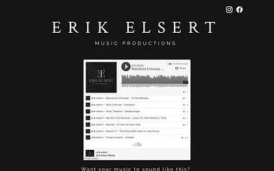erikelsertproductions.com snapshot