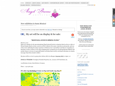 angelburnsartistry.com snapshot