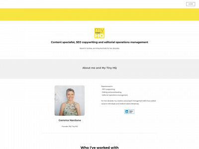 www.mytinyhq.com.au snapshot