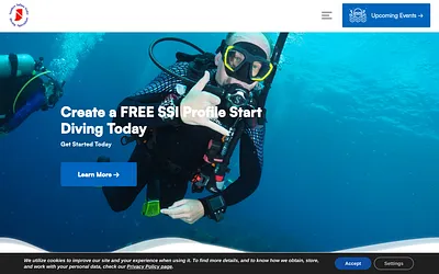 southernindianascuba.com snapshot