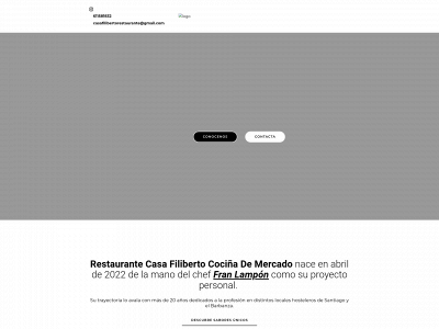 www.casafilibertococinademercado.es snapshot