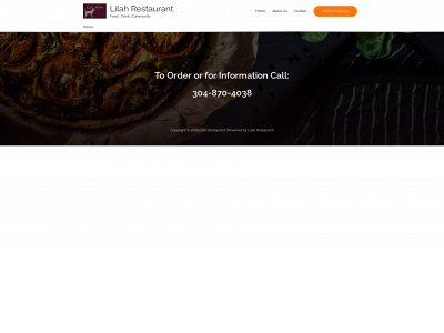 lilah-restaurant.com snapshot
