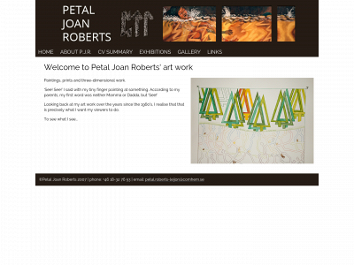 petaljoanroberts.com snapshot