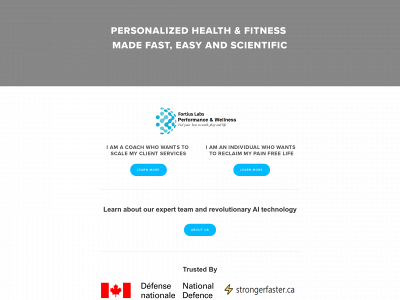 fortius-labs.com snapshot