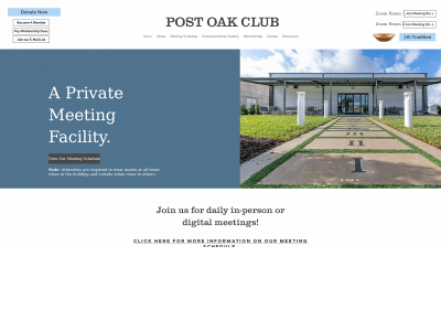 postoakclub.com snapshot