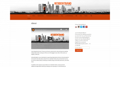 residentband.la snapshot