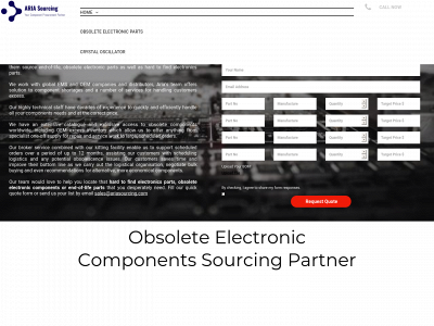 ariasourcing.com snapshot