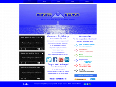 brightbeings.co.uk snapshot