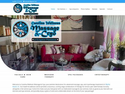 carolinamassagecryo.com snapshot