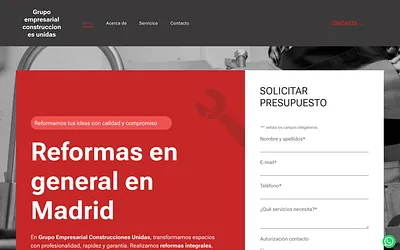 www.construccionesunidas.com snapshot