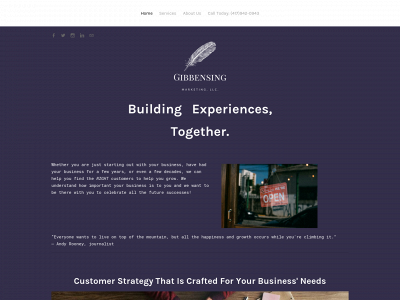 www.gibbensingmarketing.com snapshot