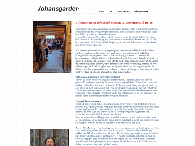johansgarden.no snapshot
