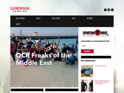 sandmanrunning.com snapshot
