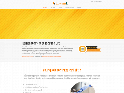 expressilift.be snapshot