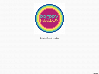 preppyrebellion.com snapshot