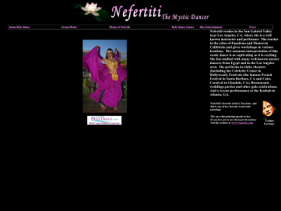 nefertitidances.com snapshot