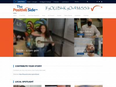 thepositiveside.org snapshot