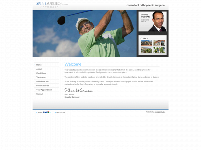 spine-surgeon.co.uk snapshot