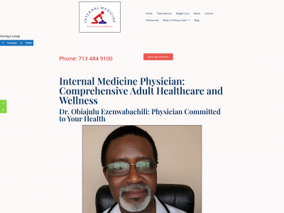 internalmedicinehouston.org snapshot