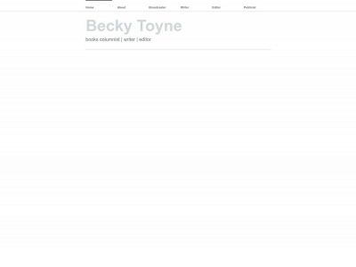 beckytoyne.com snapshot