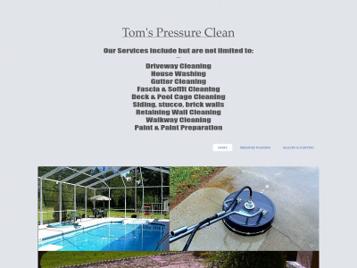 powerwashtom.com snapshot