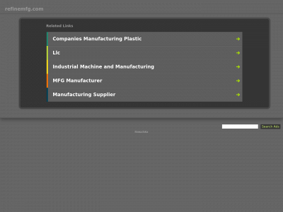 refinemfg.com snapshot