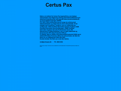 certuspax.dk snapshot