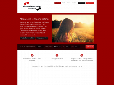 albaniandiasporadating.ch snapshot