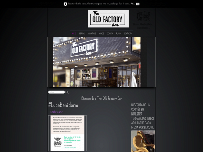theoldfactorybar.com snapshot