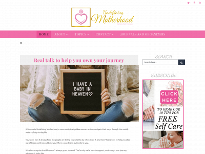 undefiningmotherhood.com snapshot