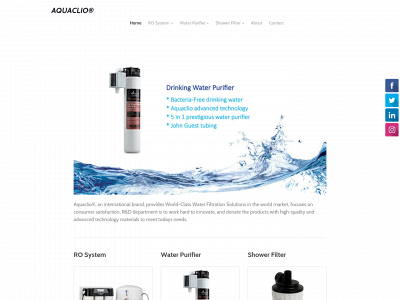 www.aquaclio.net snapshot
