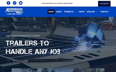 www.andersontrailers.com snapshot