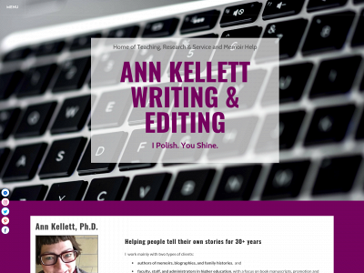 www.annkellettediting.com snapshot