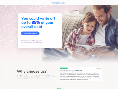 dadsindebt.org snapshot