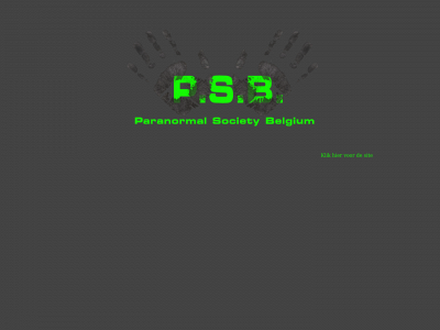 paranormalsocietybelgium.be snapshot