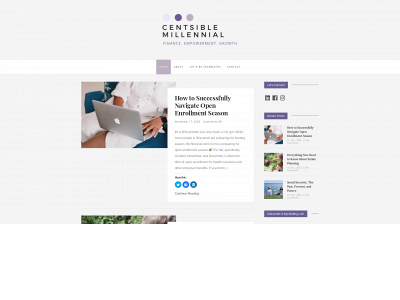 centsiblemillennial.com snapshot