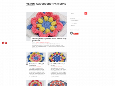 vcrochetpatterns.com snapshot