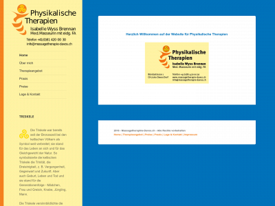 massagetherapie-davos.ch snapshot